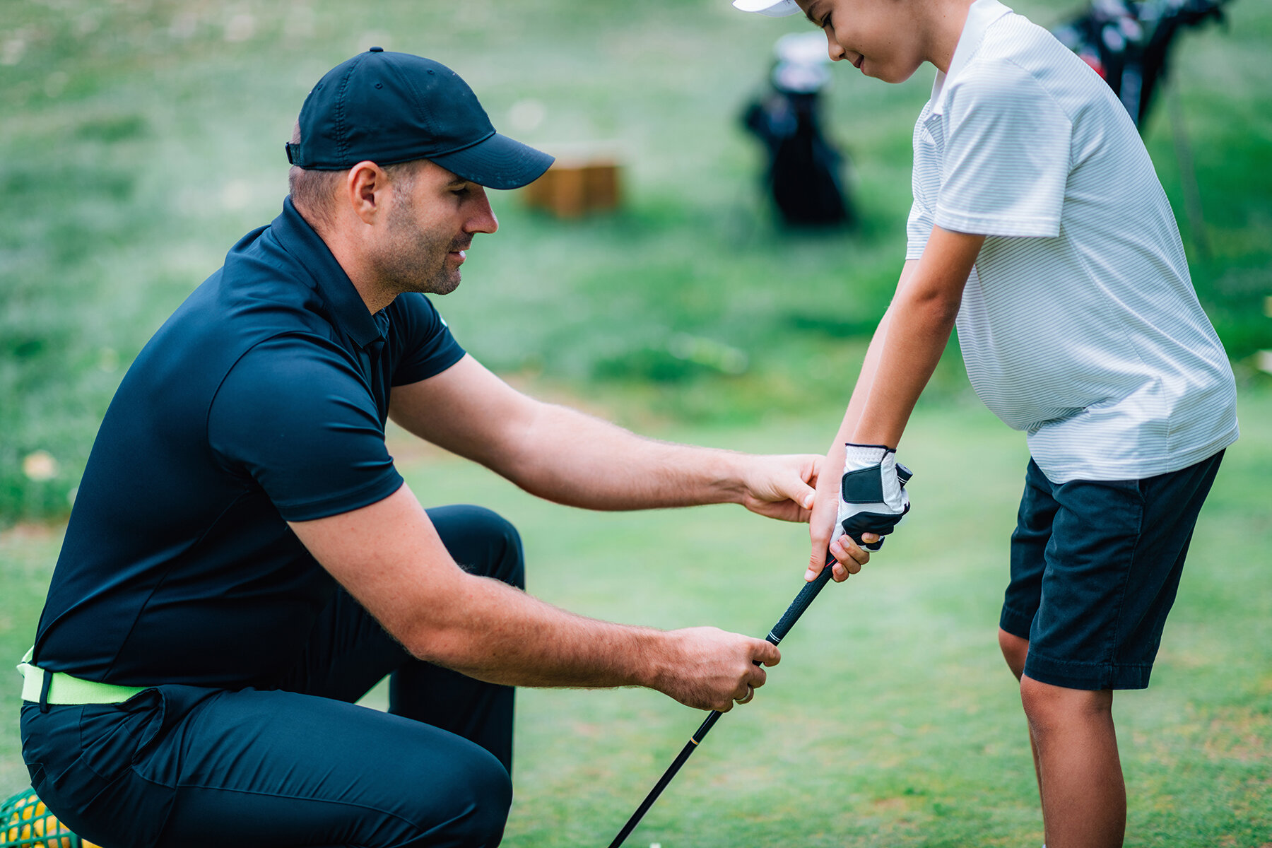 What is the 10 finger Golf Grip?